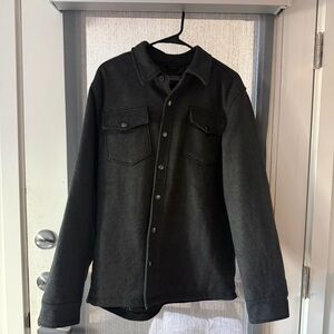 Men's Charcoal Shirt Jacket